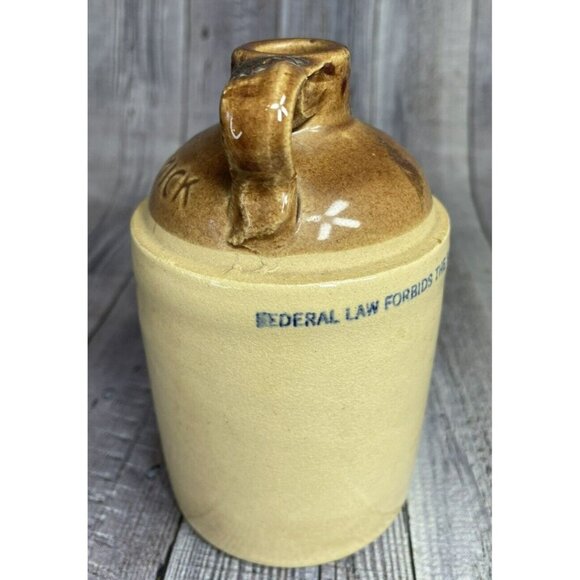 Vintage McCormick Platte Valley Corn Whiskey Stoneware Jug - Picture 3 of 8